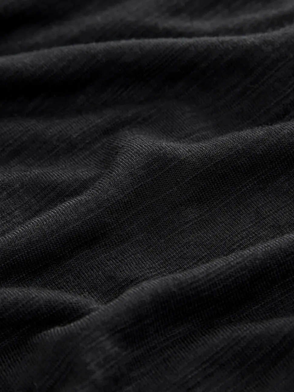 Noir - T-shirt léger à manches courtes Col rond Active