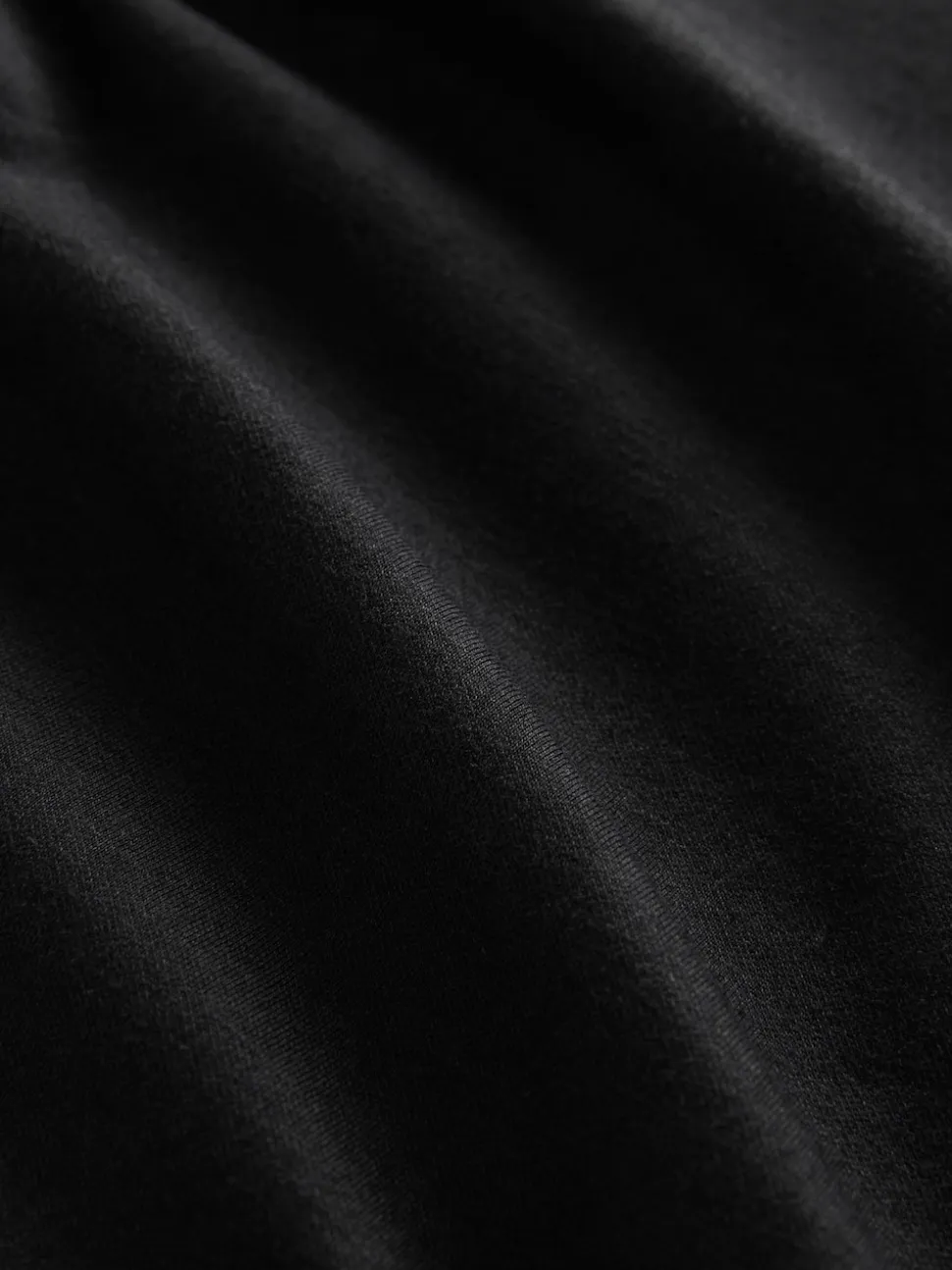 Noir - T-shirt Manche courte Col ras du cou lourd