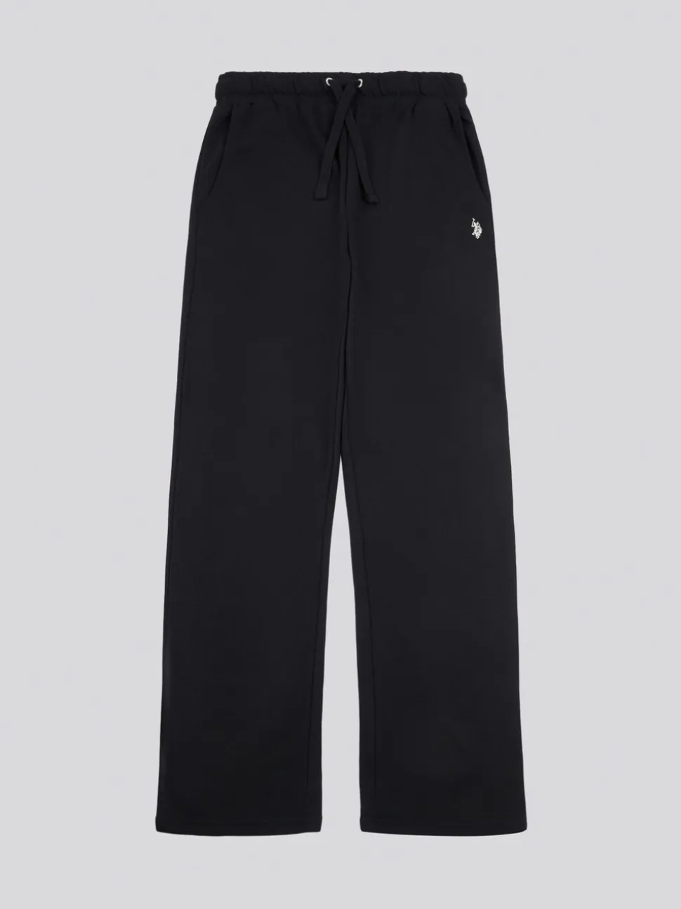 Noir - US Polo Assn. Pantalon de jogging large double cavaliers femme