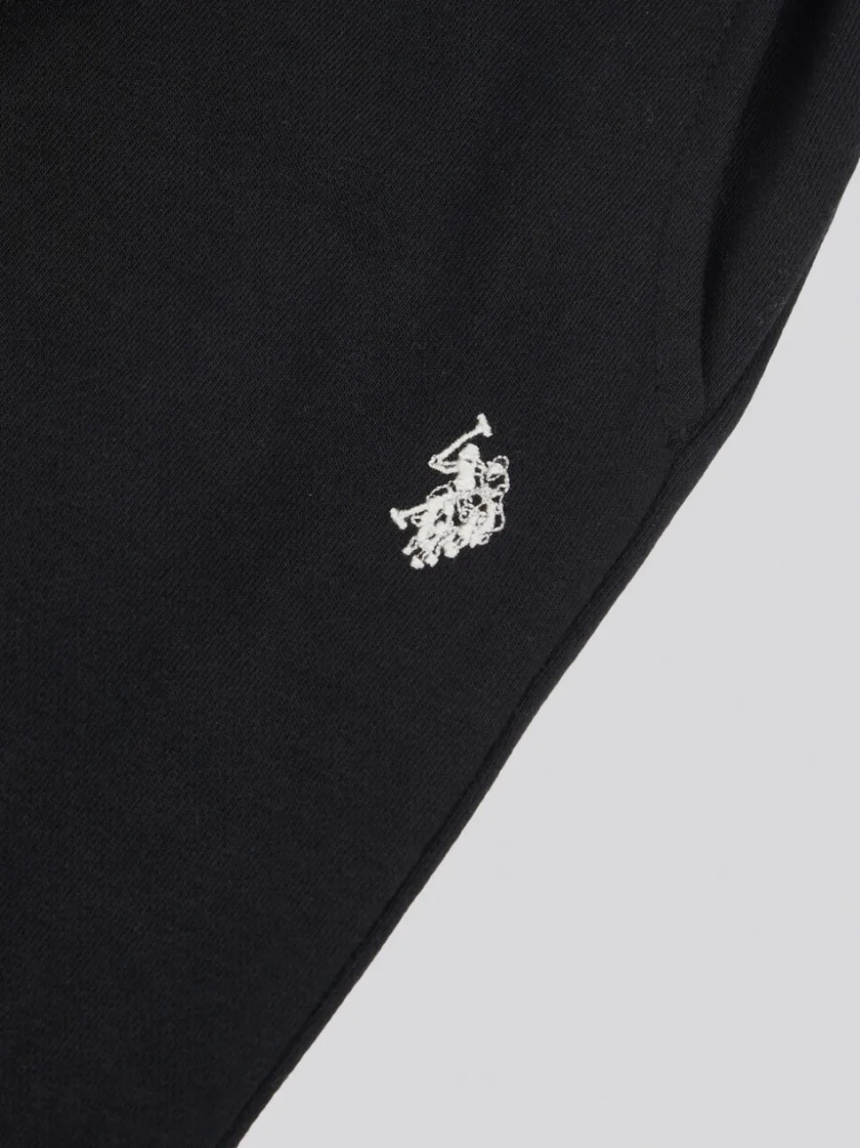 Noir - US Polo Assn. Pantalon de jogging large double cavaliers femme
