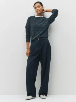 Noir - Vero Moda pull doux au toucher en maille confortable à col rond