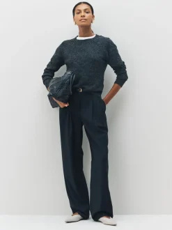 Noir - Vero Moda pull doux au toucher en maille confortable à col rond