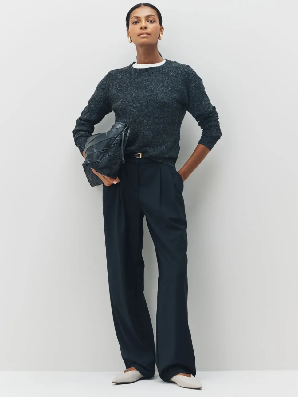 Noir - Vero Moda pull doux au toucher en maille confortable à col rond