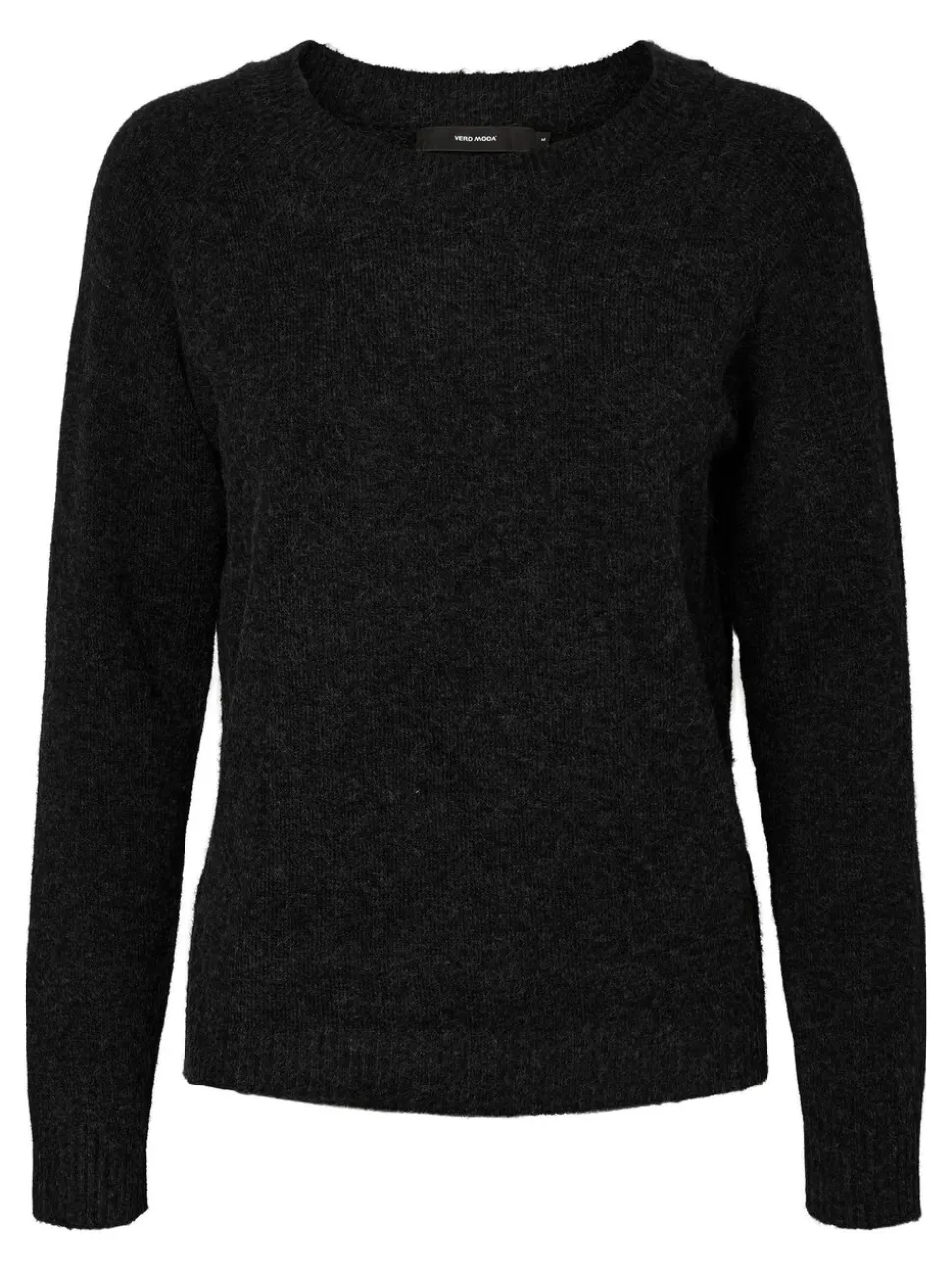 Noir - Vero Moda pull doux au toucher en maille confortable à col rond