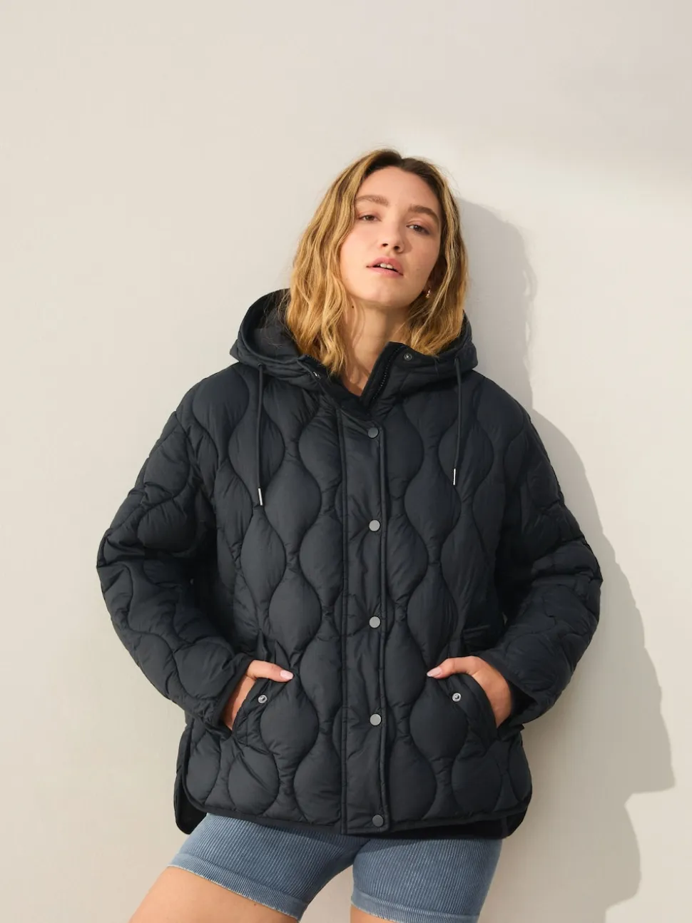 Noir - Veste matelassées légères