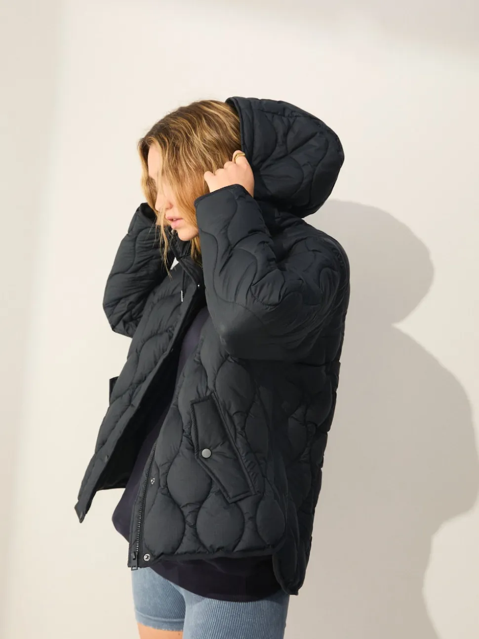 Noir - Veste matelassées légères