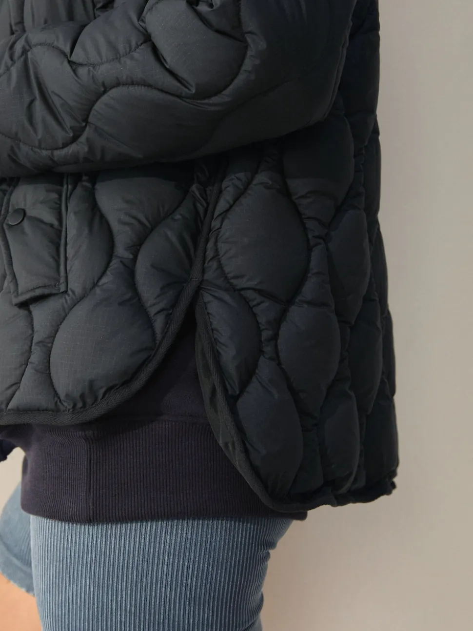 Noir - Veste matelassées légères