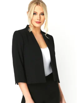 Noir - Veste Roman Rochette à manches 3/4