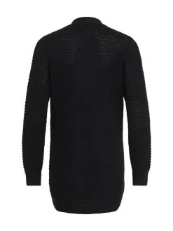 Noir - VILA Long Cardigan 100% coton