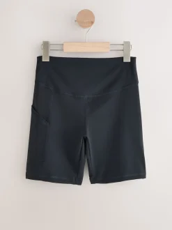 Noir avec poches - Short Sports Dry Tech Tummy Control
