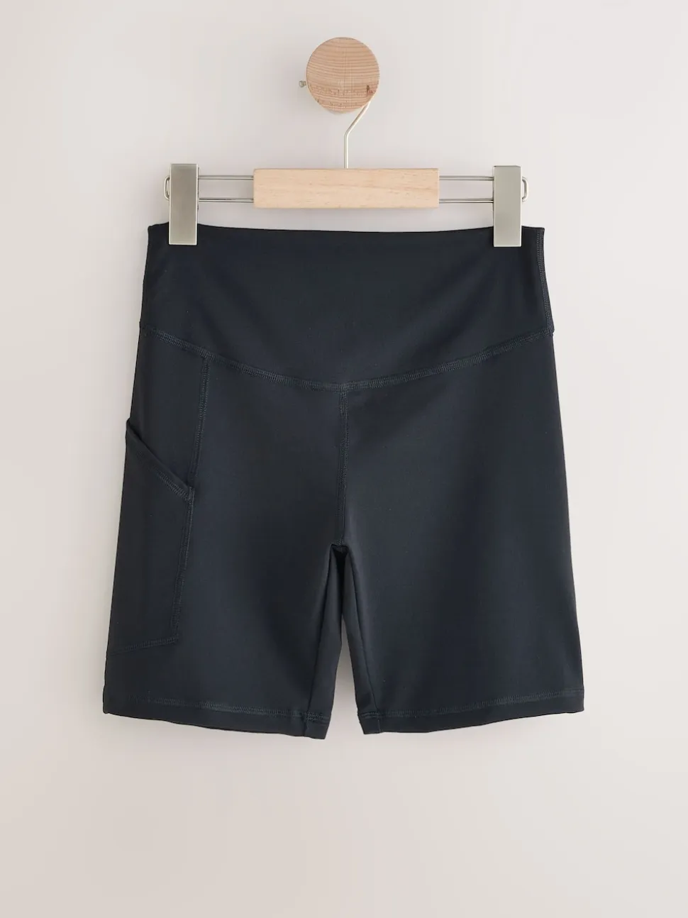 Noir avec poches - Short Sports Dry Tech Tummy Control