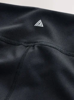 Noir avec poches - Short Sports Dry Tech Tummy Control
