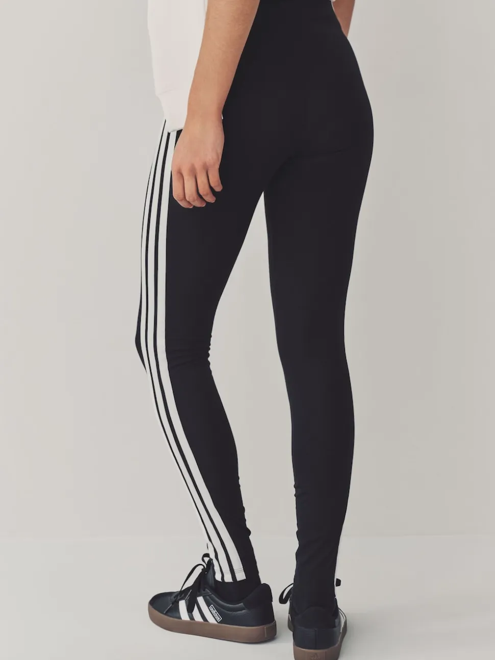 Noir blanc - Leggings adidas Essentials en coton à 3 bandes