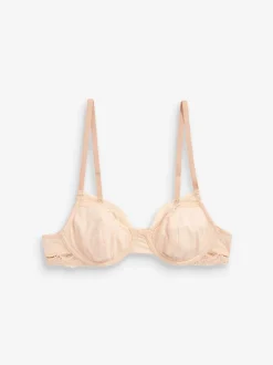 Noir/ Blanc/ Rose pâle Nude - Lot de 3 soutiens-gorge en mélange de coton Ultimate Comfort