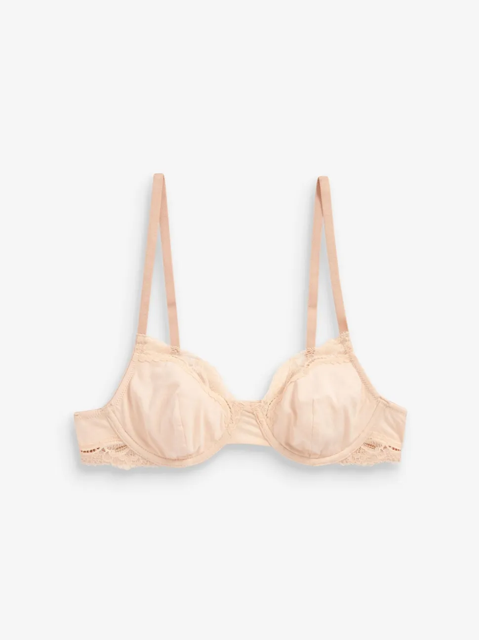 Noir/ Blanc/ Rose pâle Nude - Lot de 3 soutiens-gorge en mélange de coton Ultimate Comfort