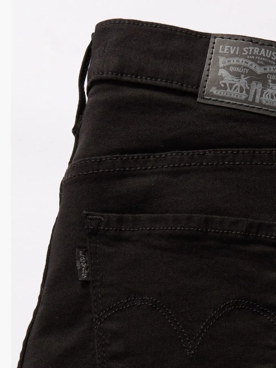 Noir doux - Levi's® 314™ Jean droit moulant