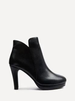 Noir en PU - Linzi bottines plates-formes Layara avec talons aiguilles