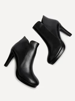 Noir en PU - Linzi bottines plates-formes Layara avec talons aiguilles