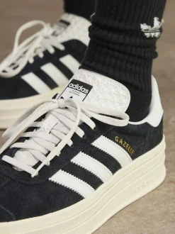Noir foncé - Baskets adidas Originals Gazelle Bold W