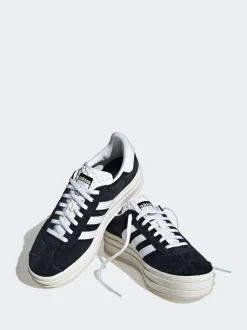 Noir foncé - Baskets adidas Originals Gazelle Bold W