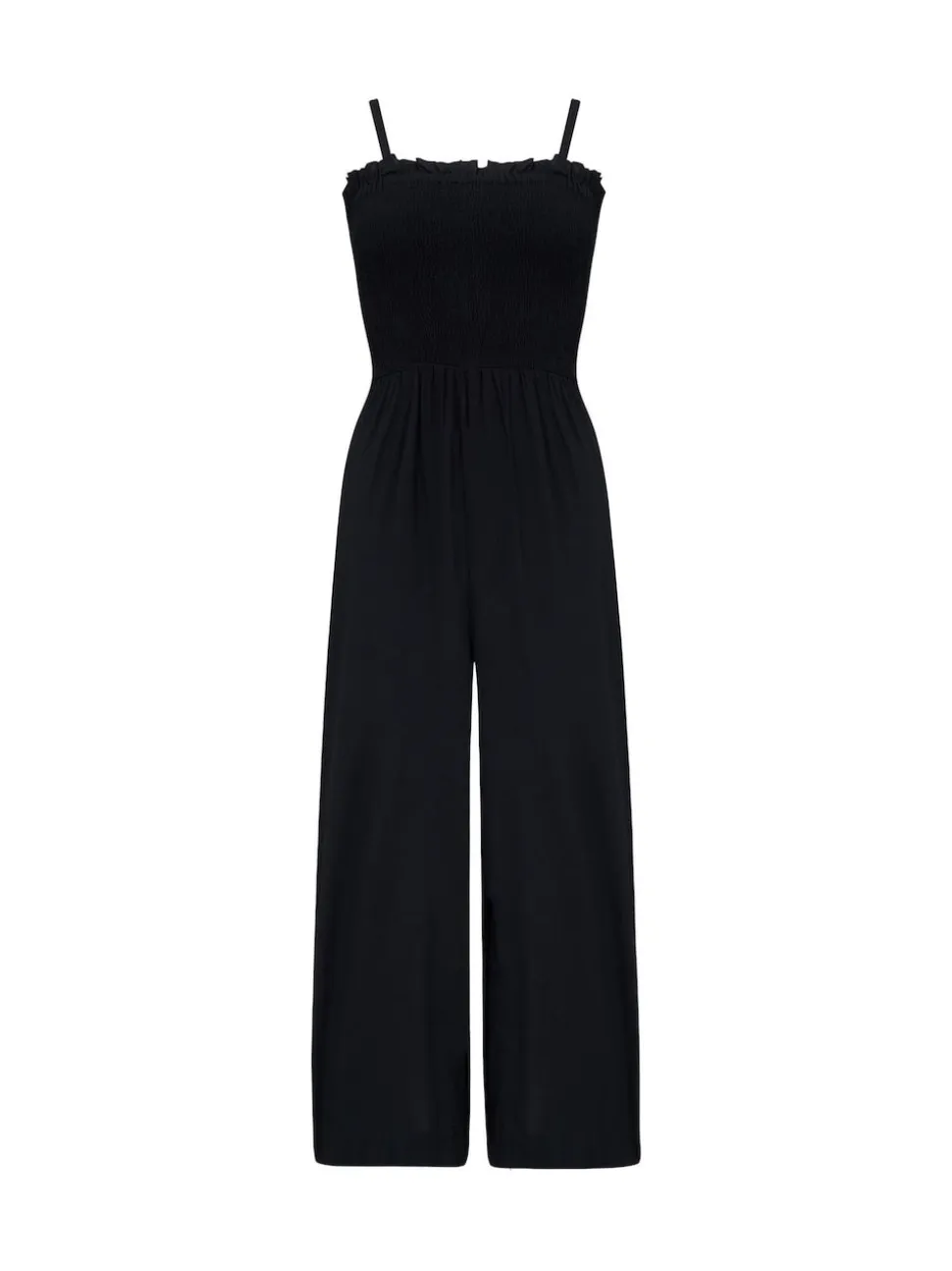 Noir foncé - Combinaison de plage Pour Moi bustier à corsage froncé