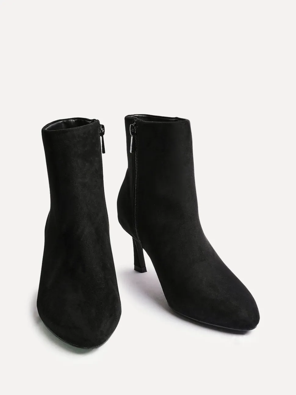 Noir foncé - Linzi Bottes à talon aiguille à bout rond