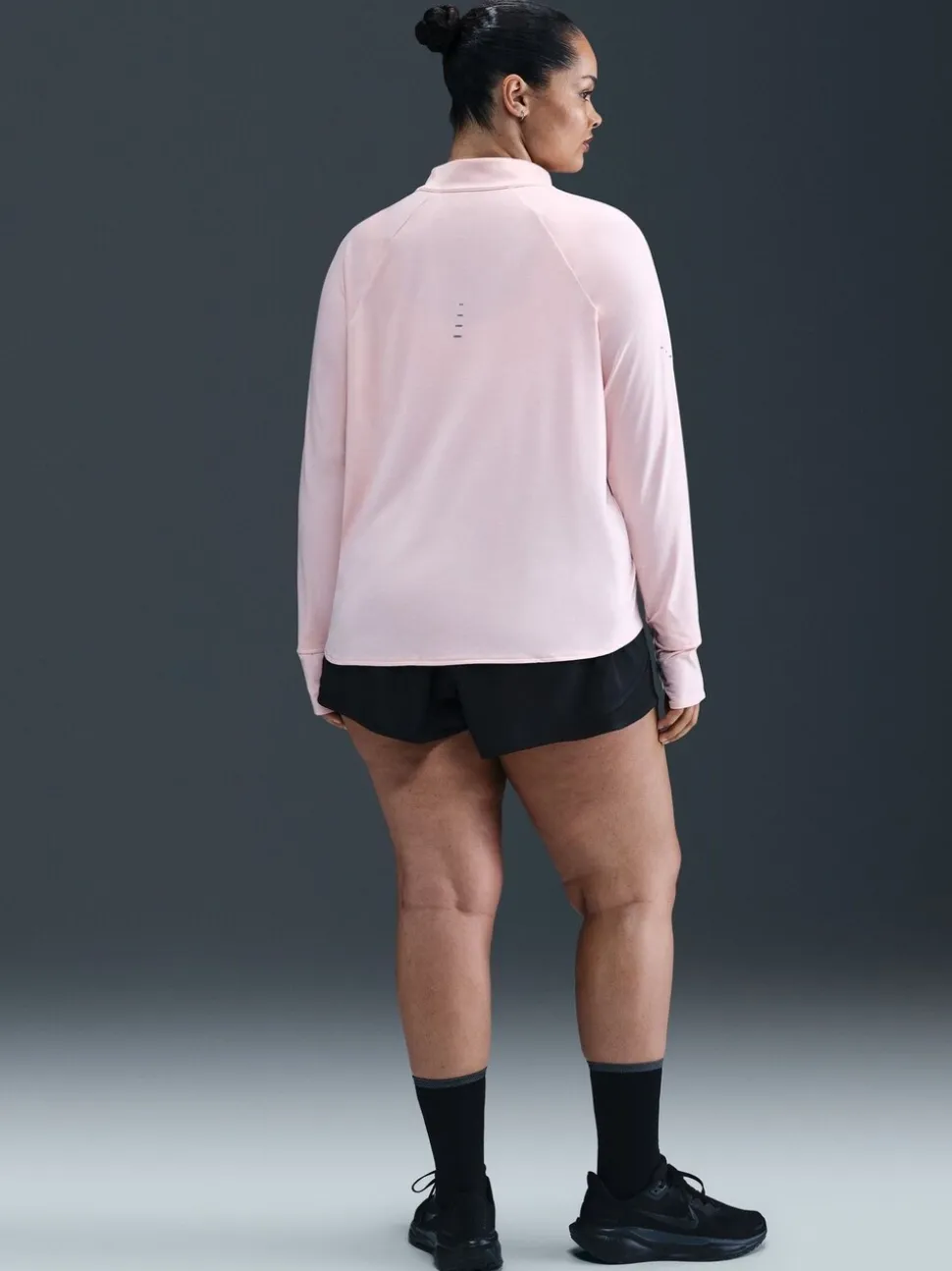Noir jaune - Short de running Nike Tempo Dri-FIT Mid Rise 3