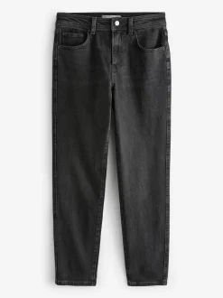 Noir lavé - Jean stretch Mom Comfort
