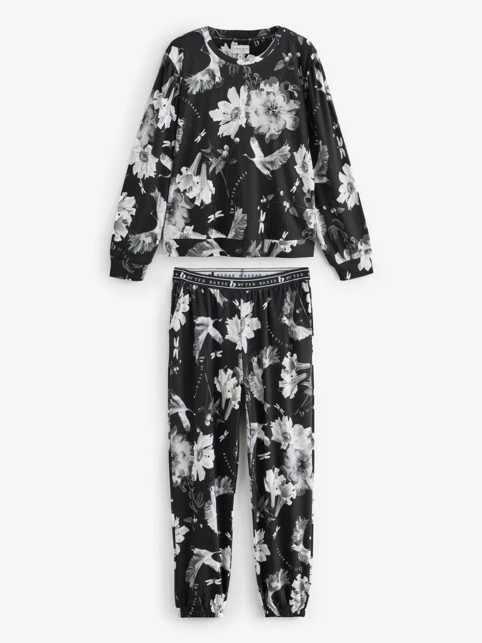 Noir oiseau - Pyjama B by Ted Baker 100% coton interlock