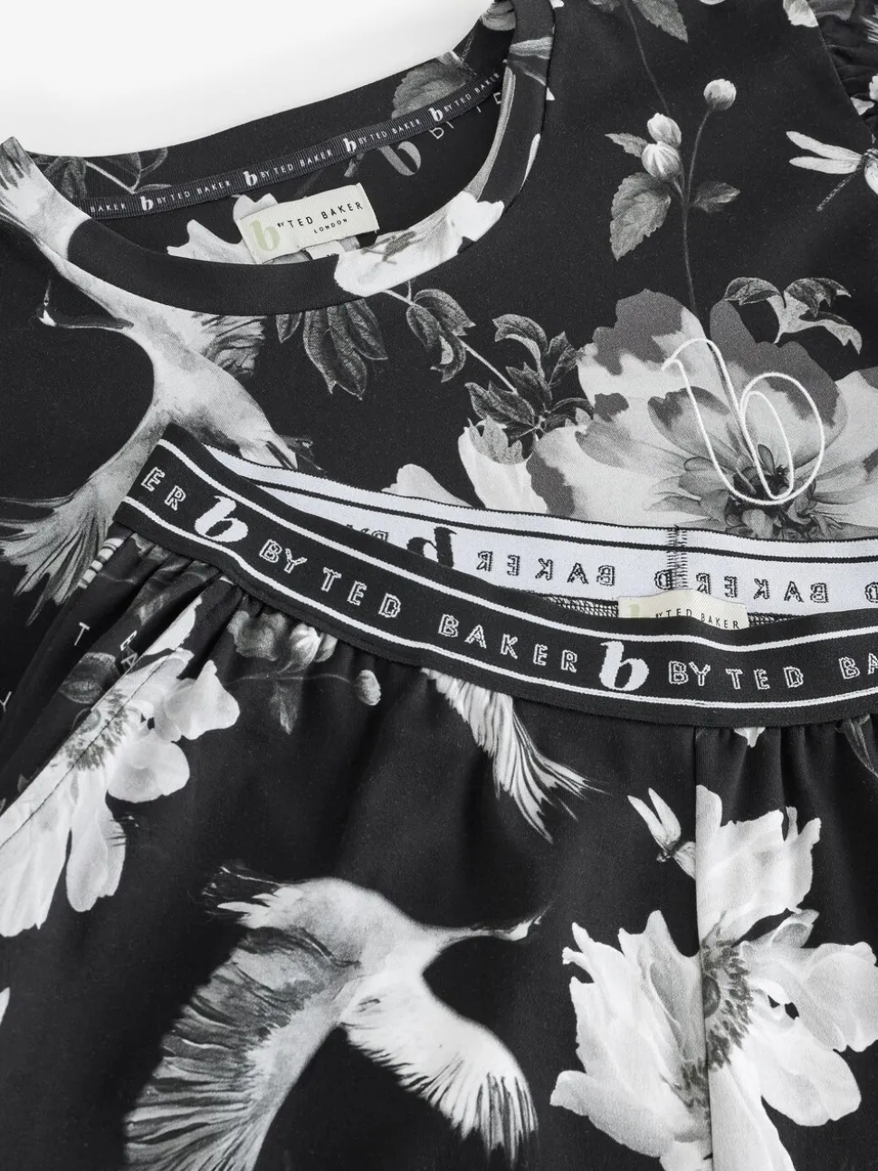 Noir oiseau - Pyjama B by Ted Baker 100% coton interlock
