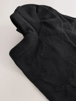 Noir texturé Nœud - Paquet de chaussettes d'entraînement 4