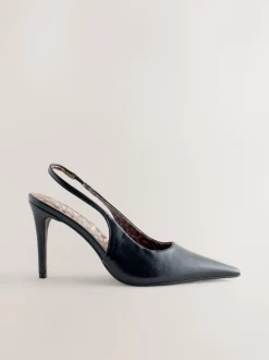 Noir/Animal - Chaussures à talons Forever Comfort® à bout pointu et à bride arrière