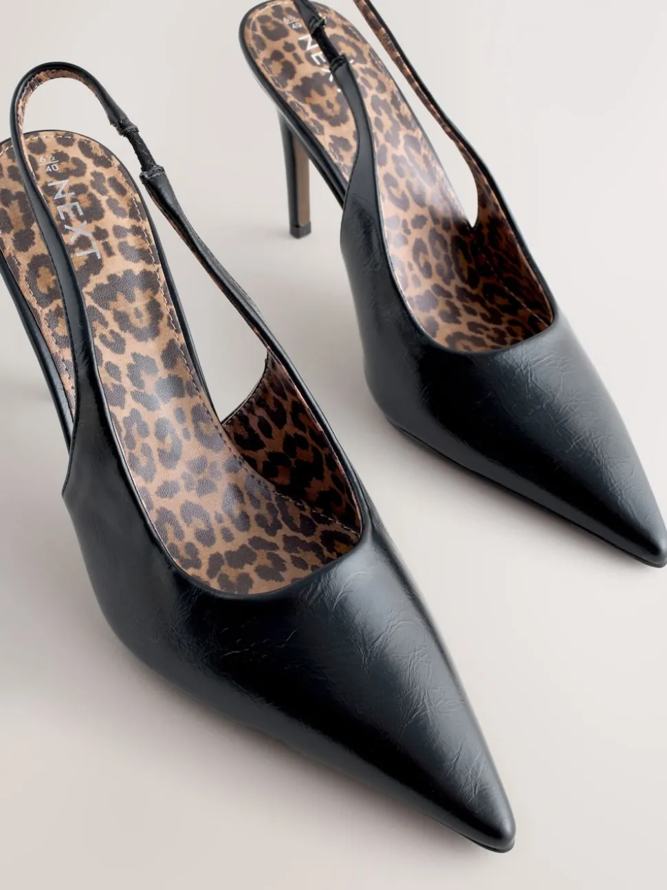 Noir/Animal - Chaussures à talons Forever Comfort® à bout pointu et à bride arrière