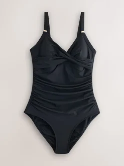 Noir/Animal - Maillots de bain contrôle du ventre 2 Lot
