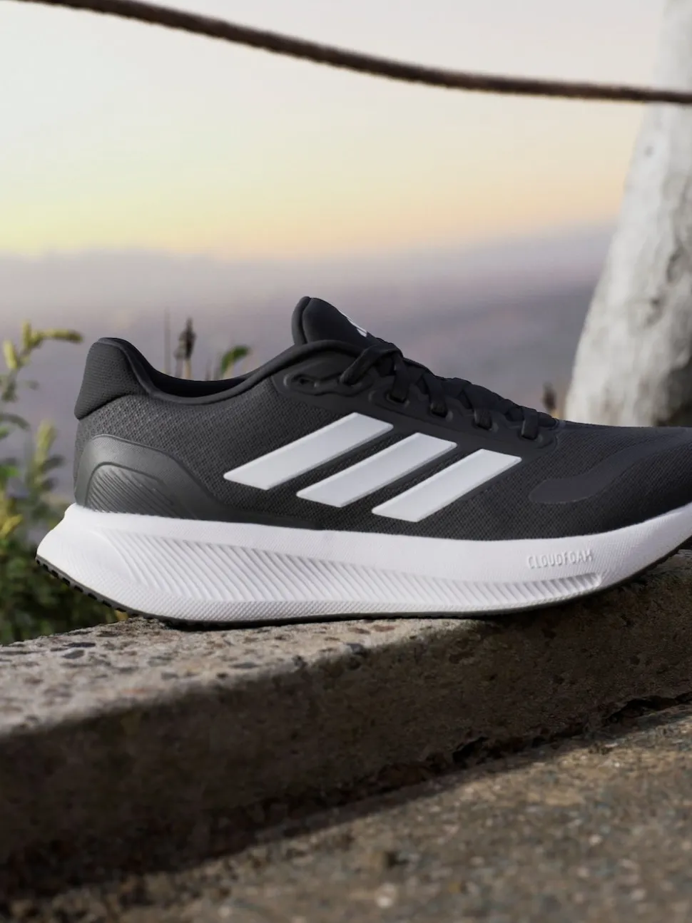 Noir/Blanc - Baskets adidas Grand Court