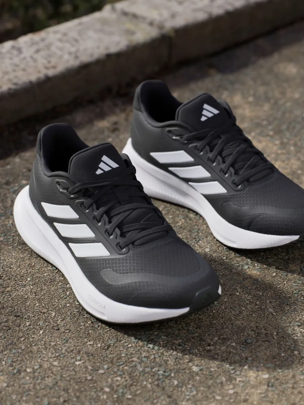 Noir/Blanc - Baskets adidas Grand Court