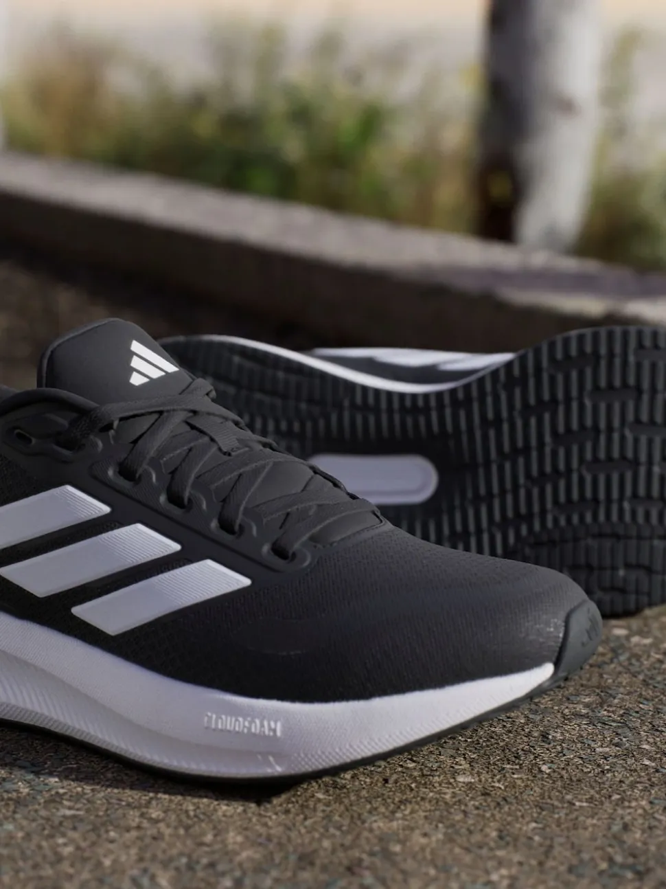 Noir/Blanc - Baskets adidas Grand Court