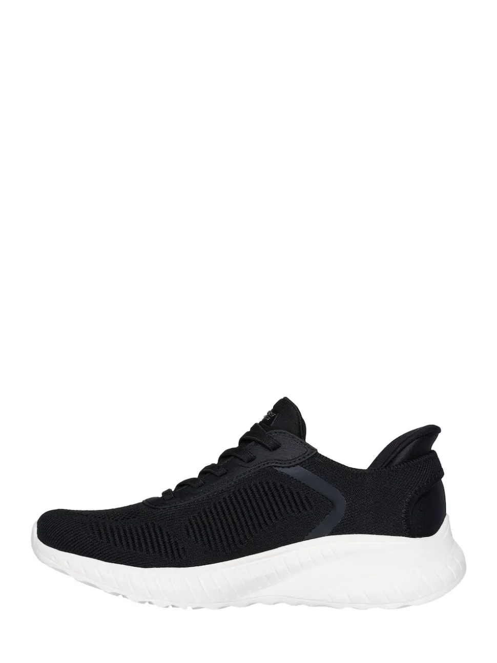 Noir/Blanc - Baskets Skechers BOBS Sport Squad Chaos Slip In