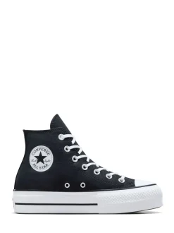 Noir/Blanc - Converse Baskets larges Chuck Taylor All Star Lift