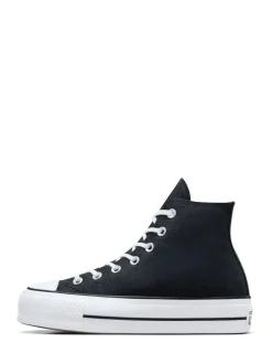 Noir/Blanc - Converse Baskets larges Chuck Taylor All Star Lift