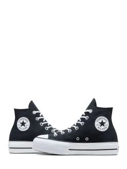 Noir/Blanc - Converse Baskets larges Chuck Taylor All Star Lift