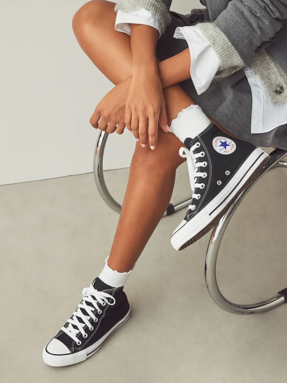 Noir/Blanc - Converse Chuck Taylor All Star High Trainers