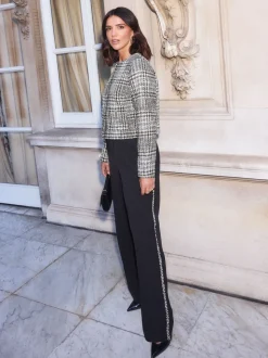 Noir/Blanc - Friends Like These Veste Trophy en boucle X Lucy Meckleborgh