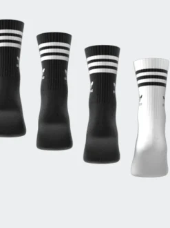 Noir/Blanc - Lot 3 de chaussettes adidas Originals à 10 bandes