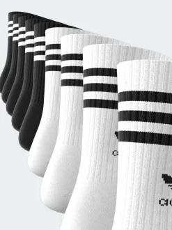 Noir/Blanc - Lot 3 de chaussettes adidas Originals à 10 bandes