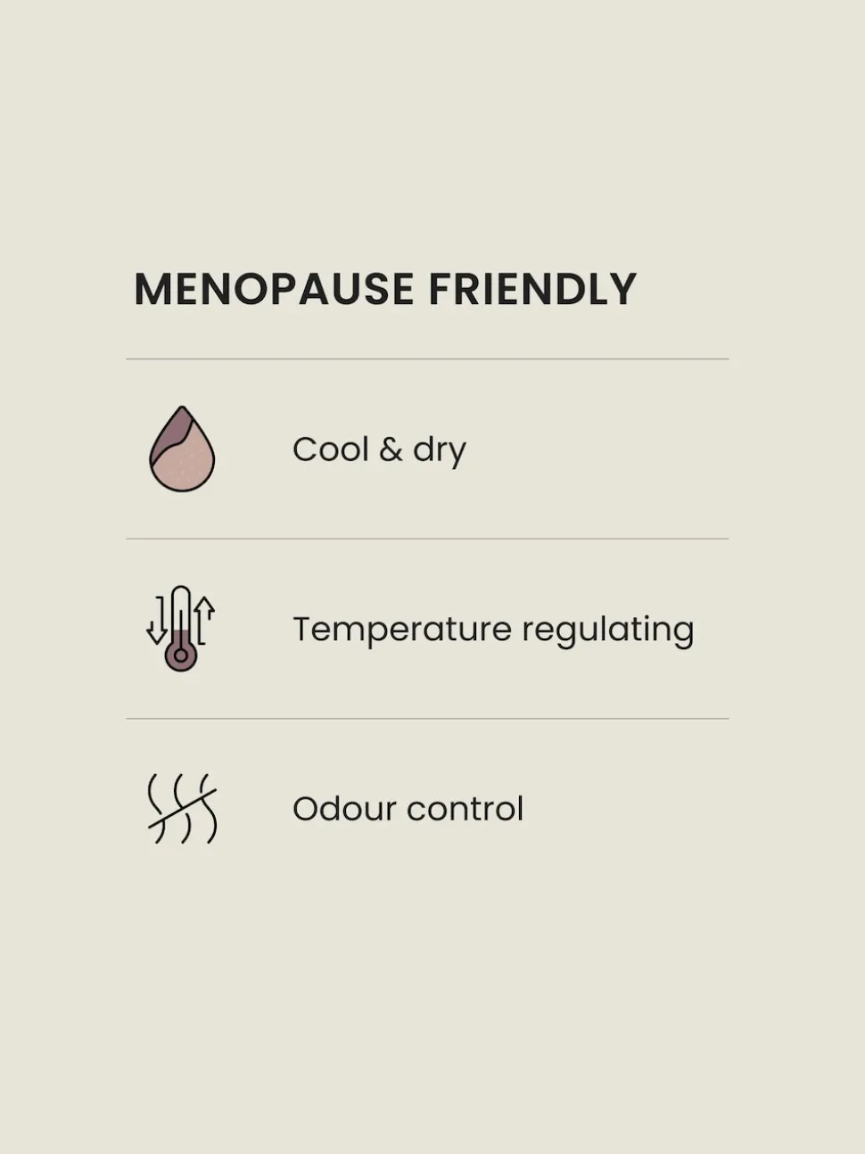 Noir/Blanc - Lot de 2 culottes Menopause Friends Cooling