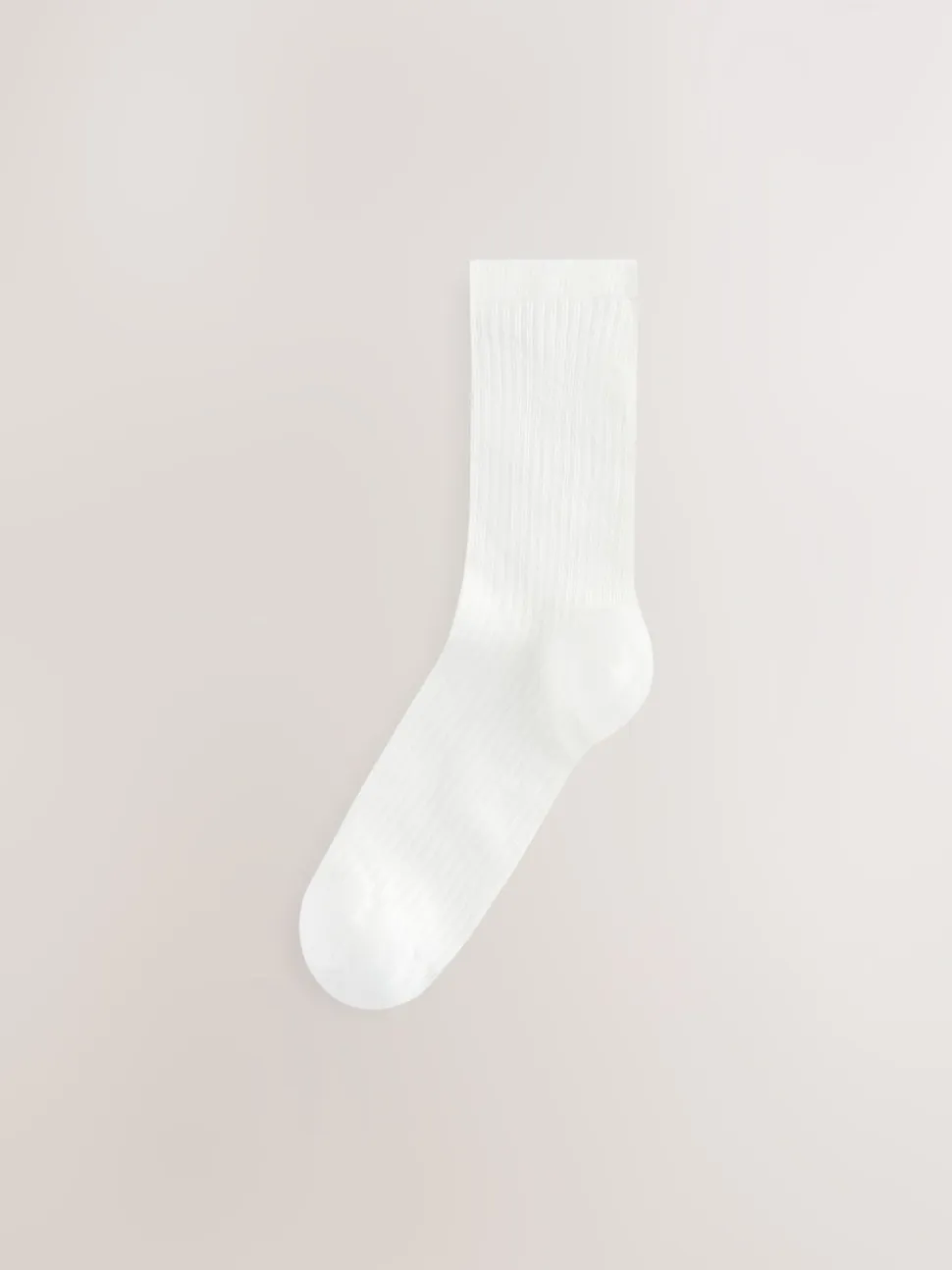 Noir/Blanc - Lot de 4 paires de socquettes en maille côtelée