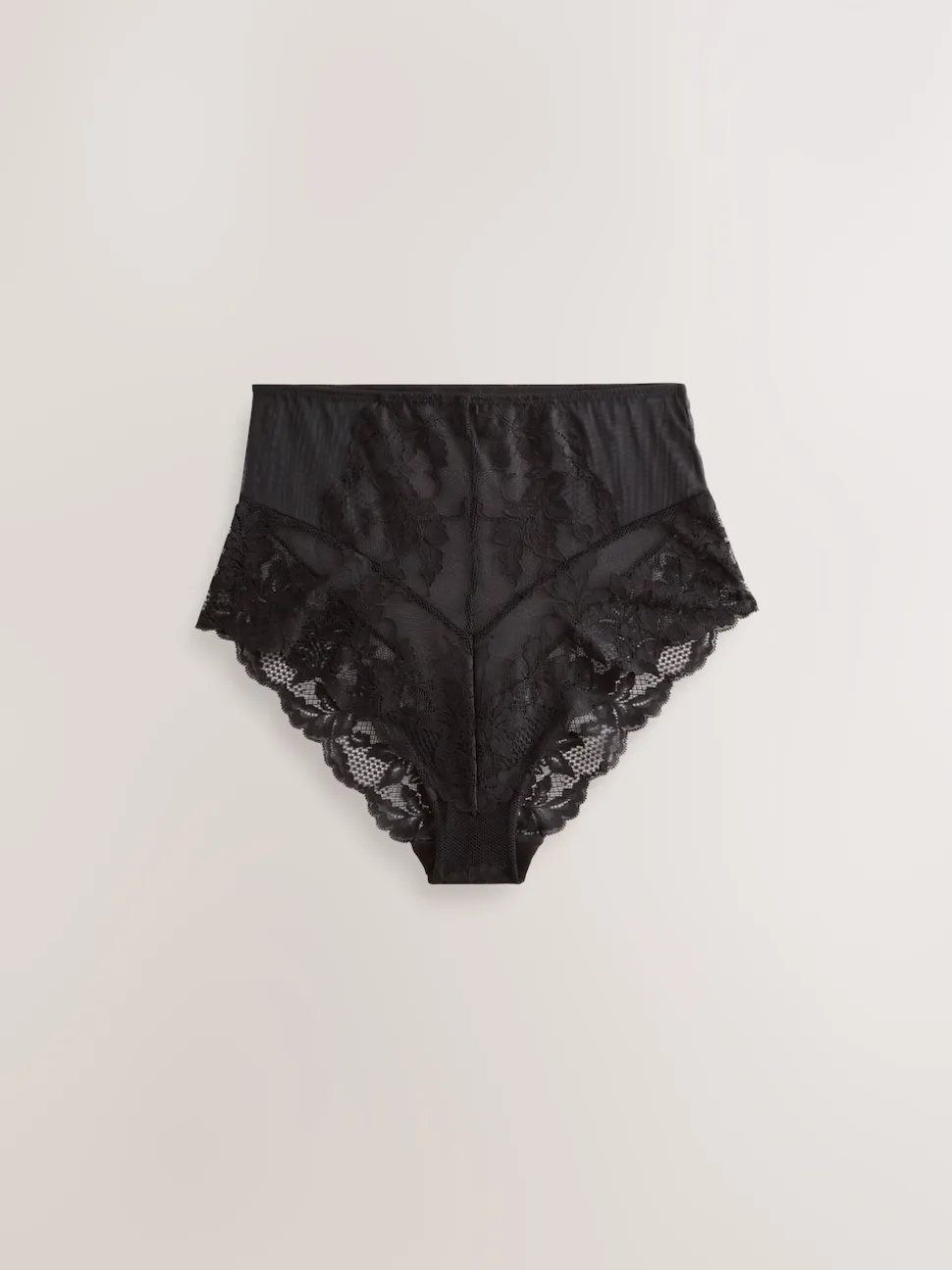 Noir/Blanc - Lot de 2 slips en dentelle