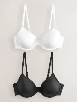 Noir/Blanc - Lot de 2 Soutiens-gorge A-E Smoothing Ultimate Comfort