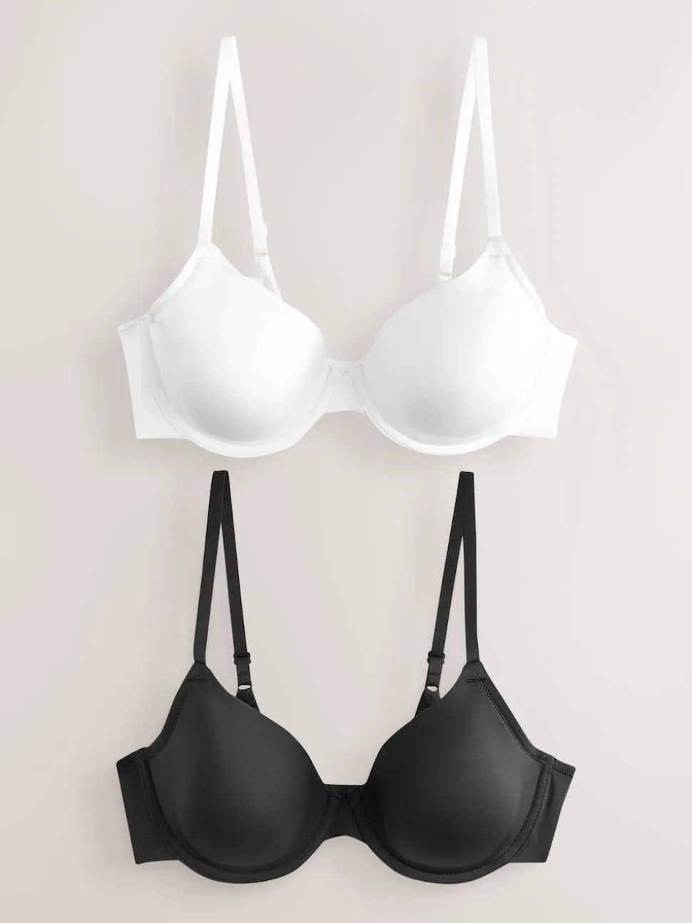 Noir/Blanc - Lot de 2 Soutiens-gorge A-E Smoothing Ultimate Comfort